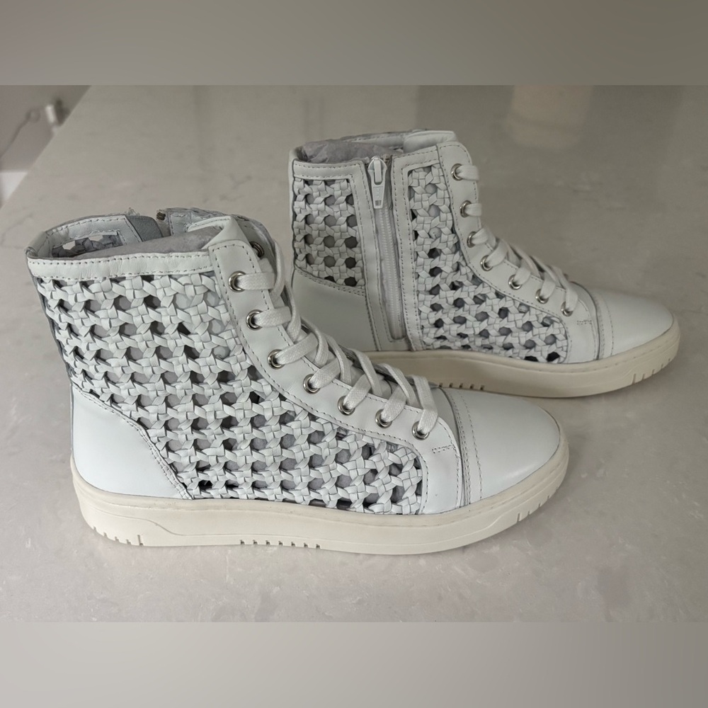 Free People Hayes High Top Leather Sneaker